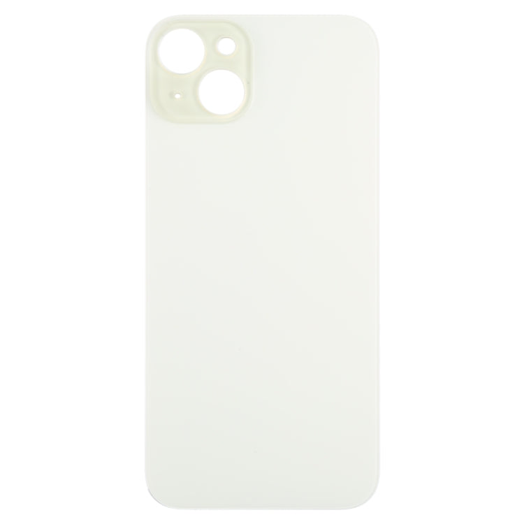 For iPhone 15 Plus Easy Replacement Big Camera Hole Glass Back Battery Cover(Yellow) - Back Cover by PMC TechLife | Online Shopping South Africa | PMC TechLife | Buy Now Pay Later Mobicred