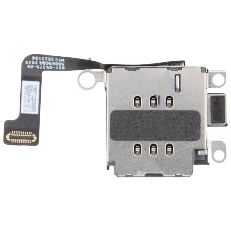 For iPhone 15 Plus Single SIM Card Holder Socket with Flex Cable - Flex Cable by PMC TechLife | Online Shopping South Africa | PMC TechLife | Buy Now Pay Later Mobicred
