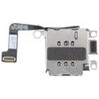 For iPhone 15 Plus Single SIM Card Holder Socket with Flex Cable - Flex Cable by PMC TechLife | Online Shopping South Africa | PMC TechLife | Buy Now Pay Later Mobicred