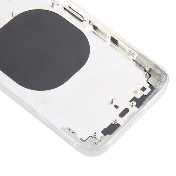 Back Cover with Appearance Imitation of iP15 Pro for iPhone XS(White)