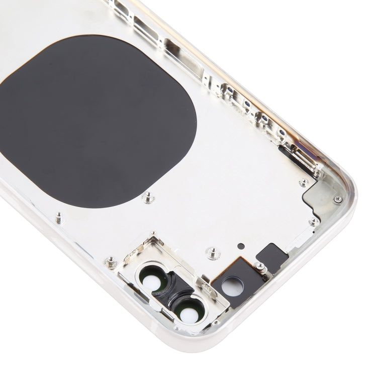 Back Cover with Appearance Imitation of iP15 Pro for iPhone XS(White) - Back Cover by PMC Jewellery | Online Shopping South Africa | PMC Jewellery | Buy Now Pay Later Mobicred