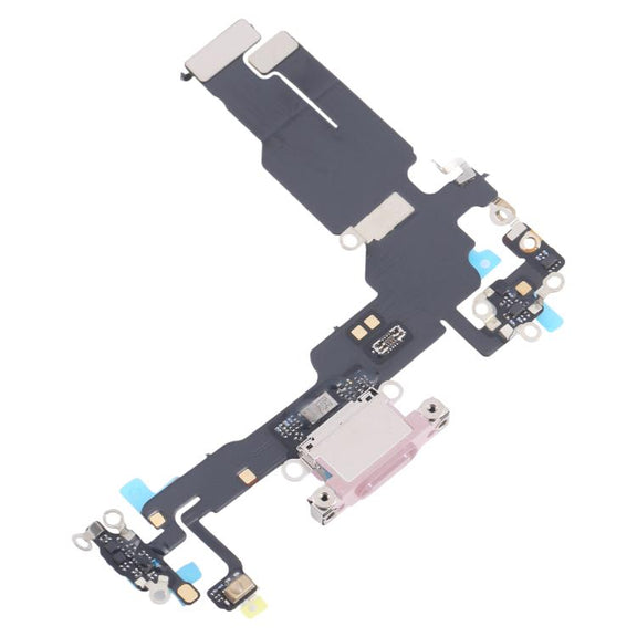 For iPhone 15 Charging Port Flex Cable (Pink)