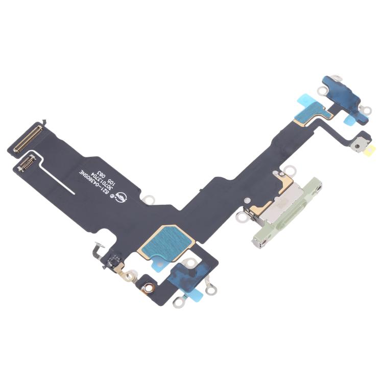 For iPhone 15 Charging Port Flex Cable (Green) - Flex Cable by PMc TechLife | Online Shopping South Africa | PMc TechLife | Buy Now Pay Later Mobicred