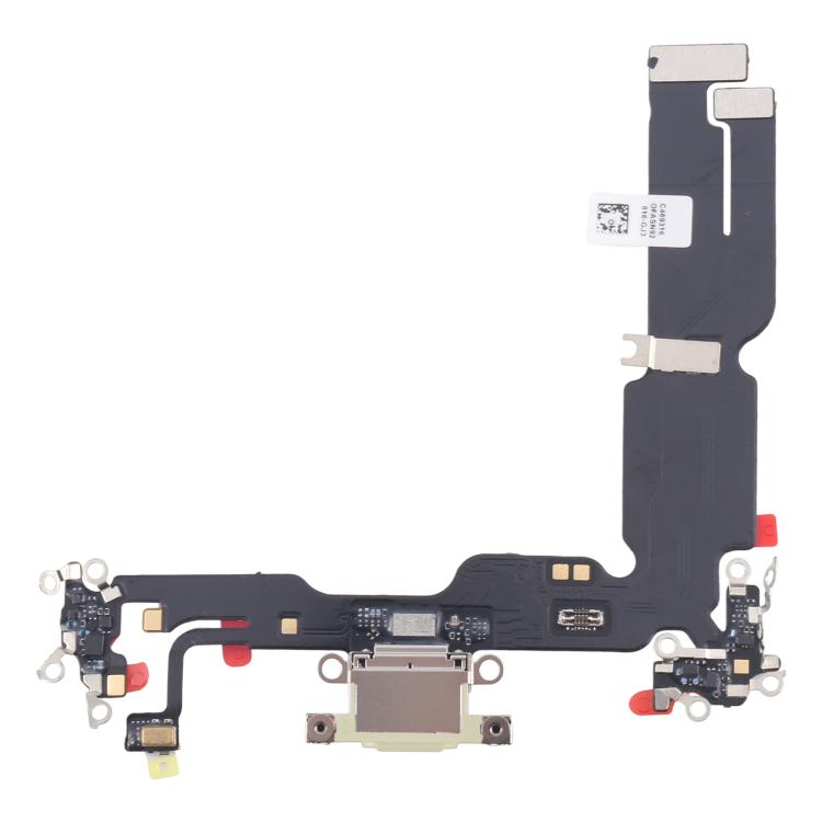 For iPhone 15 Plus Charging Port Flex Cable (Yellow) - Flex Cable by PMC TechLife | Online Shopping South Africa | PMC TechLife | Buy Now Pay Later Mobicred