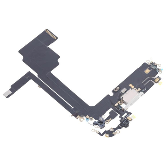 For iPhone 15 Pro Max Charging Port Flex Cable (White)