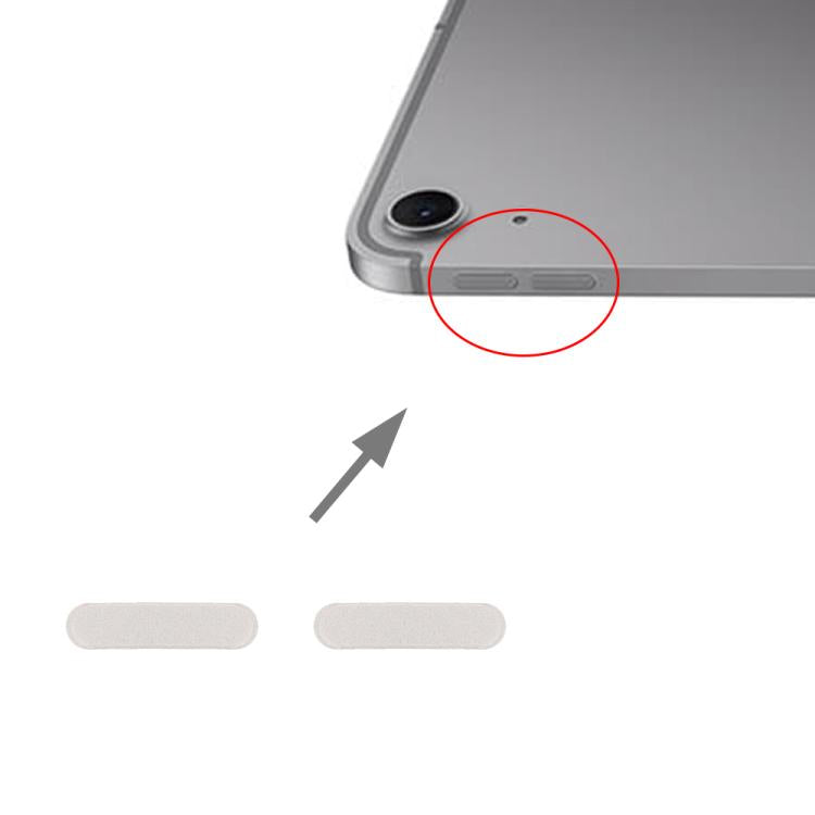 For iPad Air 11 inch 2024 / Air 13 inch 2024 Volume Control Button (Starlight)