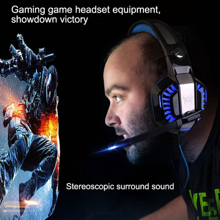 KOTION EACH G2000 Stereo Bass Gaming Headphone with Microphone & LED Light, For PS4, Smartphone, Tablet, Computer, Notebook - free shipping - PMC Jewellery - Order now!