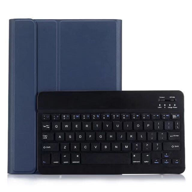 Detachable Bluetooth Keyboard + Horizontal Flip Leather Tablet Case with Holder for iPad Pro 9.7 inch, iPad Air, iPad Air 2, iPad 9.7 inch (2017), iPad 9.7 inch (2018) (Blue) - For iPad Pro by PMC TechLife | Online Shopping South Africa | PMC TechLife