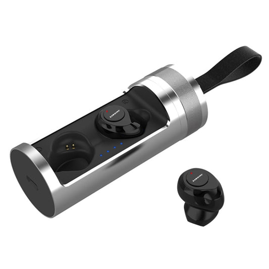 SARDiNE F8 TWS Bluetooth V5.0 Wireless Stereo Earphones with Charging Box(Silver) - free shipping - PMC Jewellery - Order now!