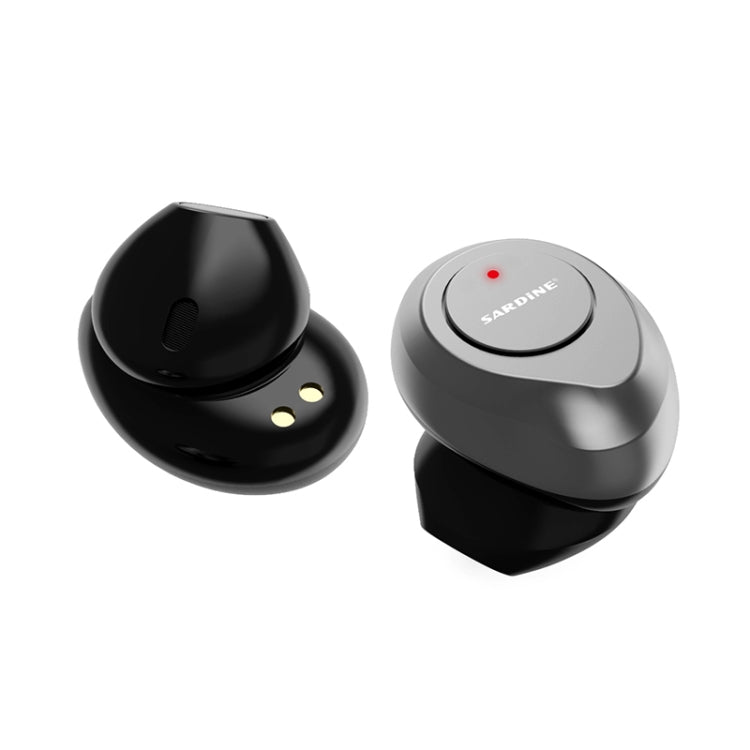 SARDiNE F8 TWS Bluetooth V5.0 Wireless Stereo Earphones with Charging Box(Silver) - free shipping - PMC TechLife - Order now!