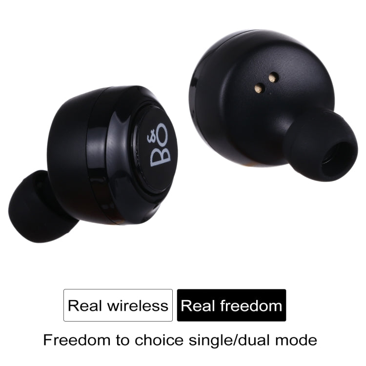 Air Twins TWS1 Bluetooth V5.0 Wireless Stereo Earphones with Magnetic Charging Box(Black) - free shipping - PMC Jewellery - Order now!