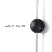 Magnetic Wire Take-up Cable Winder Magnetic Holder Desktop Storage(Rose Red)