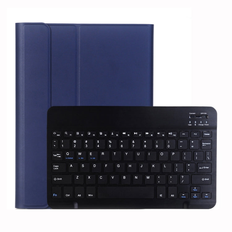 A102 For iPad 10.2 inch Ultra-thin Detachable Bluetooth Keyboard Leather Tablet Case with Stand Function(Dark Blue) - Universal by PMC TechLife | Online Shopping South Africa | PMC TechLife