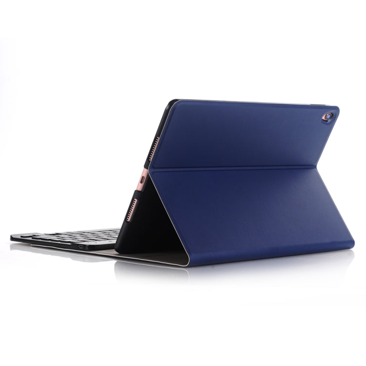 A102 For iPad 10.2 inch Ultra-thin Detachable Bluetooth Keyboard Leather Tablet Case with Stand Function(Dark Blue) - Universal by PMC TechLife | Online Shopping South Africa | PMC TechLife