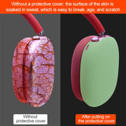 A Pair Full Coverage Anti-scratch Silicone Headphone Protective Case for AirPods Max(Silver Grey)