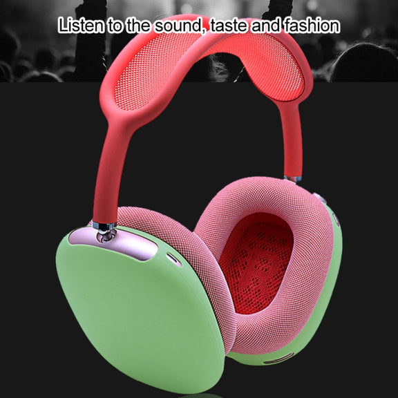 A Pair Full Coverage Anti-scratch Silicone Headphone Protective Case for AirPods Max(Silver Grey)