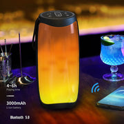 HOPESTAR P40 Bluetooth 5.0 Portable Water-resistant Wireless Bluetooth Speaker (Black)