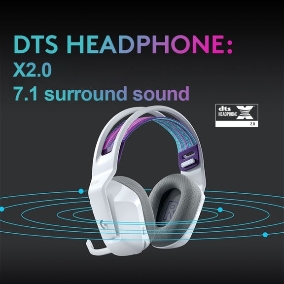 Logitech G733 LIGHT SPEED Wireless RGB Gaming Headset(Silver)