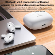 Yesido TWS28 ANC+ENC Dual Noise Reduction Smart TWS Wireless Bluetooth Earphone (White)