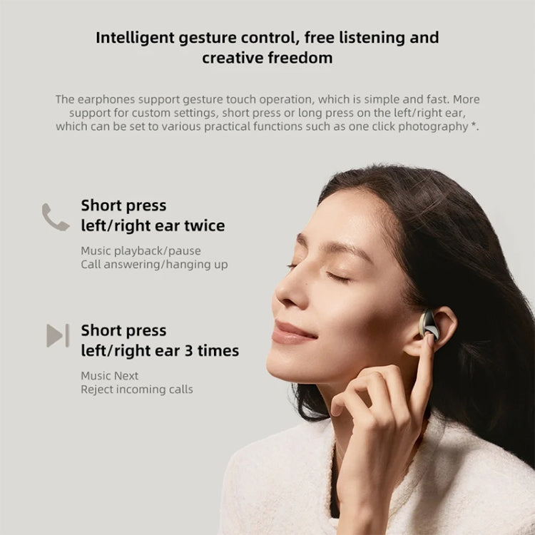 Original Xiaomi Bluetooth 5.3 Open-Ear Wireless Bluetooth Earbuds (Black)