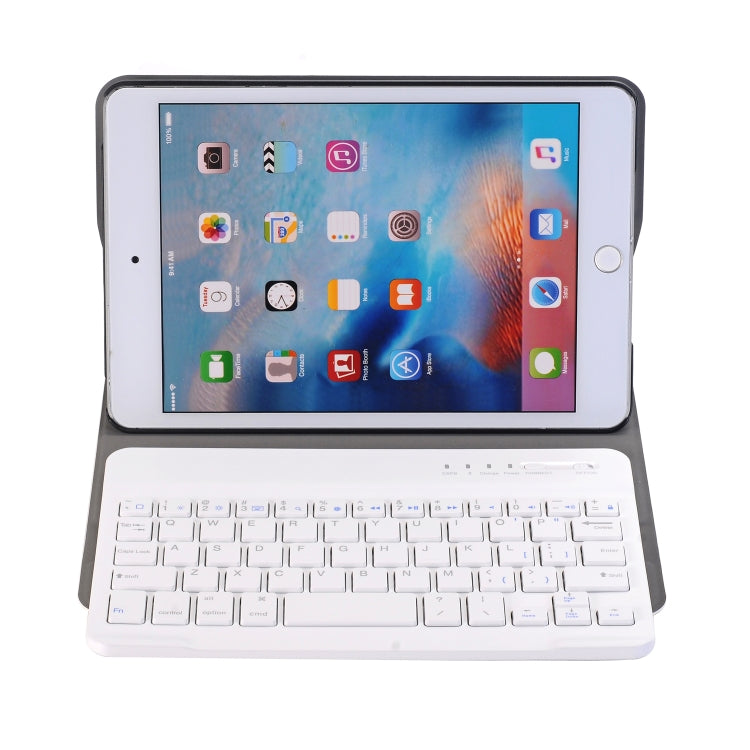 A05 Bluetooth 3.0 Ultra-thin ABS Detachable Bluetooth Keyboard Leather Tablet Case for iPad mini 5, with Holder(Gold) - free shipping - PMC Jewellery - Order now!