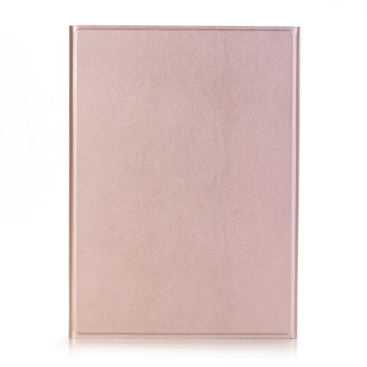 A09 Bluetooth 3.0 Ultra-thin ABS Detachable Bluetooth Keyboard Leather Tablet Case for iPad Air / Pro 10.5 inch (2019), with Holder (Rose Gold) - For iPad Pro by PMC Jewellery | Online Shopping South Africa | PMC Jewellery | Buy Now Pay Later Mobicred