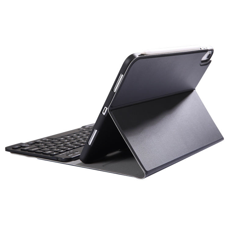 A11B Bluetooth 3.0 Ultra-thin ABS Detachable Bluetooth Keyboard Leather Tablet Case for iPad Air 4 / Air 5 / Pro 11 inch 2022 / 2021 / 2020 / 2018, with Pen Slot & Holder (Black) - For iPad Pro by PMC Jewellery | Online Shopping South Africa | PMC Jewellery | Buy Now Pay Later Mobicred