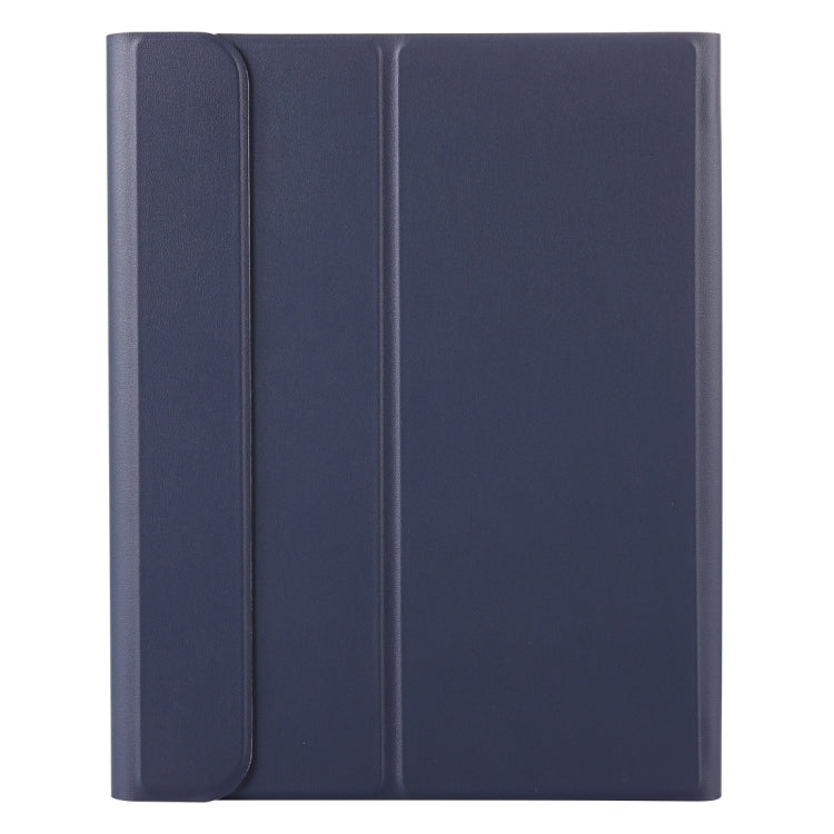 A11B Bluetooth 3.0 Ultra-thin ABS Detachable Bluetooth Keyboard Leather Tablet Case for iPad Air 4 / Air 5 / Pro 11 inch 2022 / 2021 / 2020 / 2018, with Pen Slot & Holder (Dark Blue) - For iPad Pro by PMC Jewellery | Online Shopping South Africa | PMC Jewellery | Buy Now Pay Later Mobicred