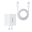 IVON AD48 18W PD Fast Charger + USB-C / Type-C to 8 Pin Data Cable Set, US Plug - USB Charger by IVON | Online Shopping South Africa | PMC TechLife | Buy Now Pay Later Mobicred