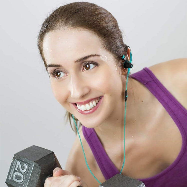 Mucro MB-232 Running In-Ear Sport Earhook Wired Stereo Headphones for Jogging Gym(Blue) - Sport Earphone by Mucro | Online Shopping South Africa | PMC Jewellery | Buy Now Pay Later Mobicred