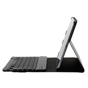 1130B Detachable Bluetooth 3.0 ABS Brushed Texture Keyboard + Lambskin Texture Leather Tablet Case for iPad Pro 11 inch (2018), with Three-gear Adjustment / Magnetic / Sleep Function(Black)