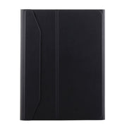 1139B Detachable Bluetooth 3.0 Aluminum Alloy Keyboard + Lambskin Texture Leather Tablet Case for iPad Pro 11 inch (2018), with Three-gear Adjustment / Magnetic / Sleep Function (Black Silver)