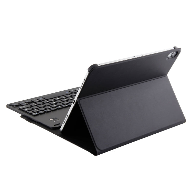 1139B Detachable Bluetooth 3.0 Aluminum Alloy Keyboard + Lambskin Texture Leather Tablet Case for iPad Pro 11 inch (2018), with Three-gear Adjustment / Magnetic / Sleep Function (Black) - For iPad Pro by PMC TechLife | Online Shopping South Africa | PMC TechLife