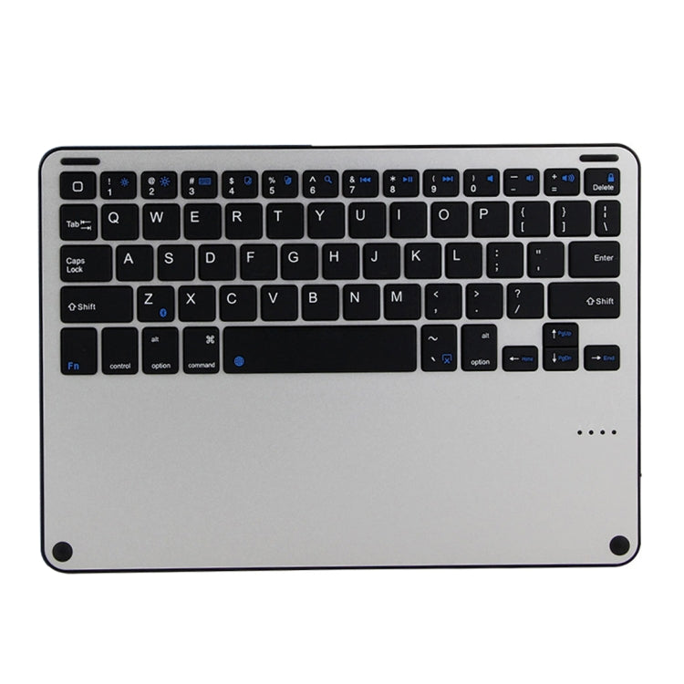 3018 Detachable Bluetooth 3.0 Aluminum Alloy Keyboard + Imitation Cloth Texture Leather Tablet Case for iPad Air / Air 2 / iPad Pro 9.7 inch, with Sleep / Water Repellent Function(Black) - For iPad Pro by PMC TechLife | Online Shopping South Africa | PMC TechLife