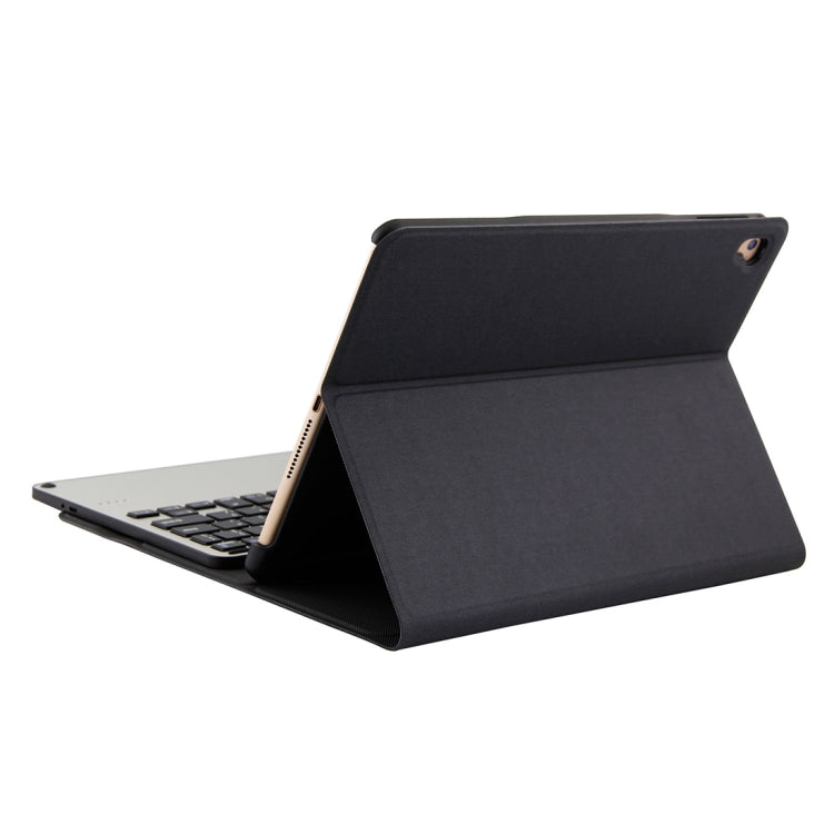 3018 Detachable Bluetooth 3.0 Aluminum Alloy Keyboard + Imitation Cloth Texture Leather Tablet Case for iPad Air / Air 2 / iPad Pro 9.7 inch, with Sleep / Water Repellent Function(Black) - For iPad Pro by PMC TechLife | Online Shopping South Africa | PMC TechLife