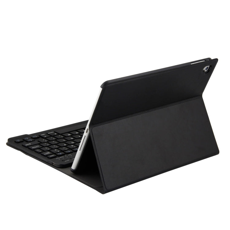 FT-1030 Bluetooth 3.0 ABS Brushed Texture Keyboard + Skin Texture Leather Tablet Case for iPad Air / Air 2 / iPad Pro 9.7 inch, with Three-gear Angle Adjustment / Magnetic / Sleep Function (Black)