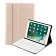 FT-1030 Bluetooth 3.0 ABS Brushed Texture Keyboard + Skin Texture Leather Tablet Case for iPad Air / Air 2 / iPad Pro 9.7 inch, with Three-gear Angle Adjustment / Magnetic / Sleep Function (Gold) - free shipping - PMC TechLife - Order now!