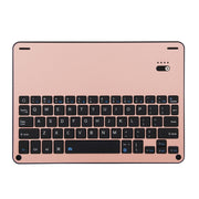 FT-1038B Detachable Bluetooth 3.0 Aluminum Alloy Keyboard + Lambskin Texture Leather Tablet Case for iPad Air / Air 2 / iPad Pro 9.7 inch, with Water Repellent / Three-gear Angle Adjustment / Magnetic / Sleep Function (Pink)