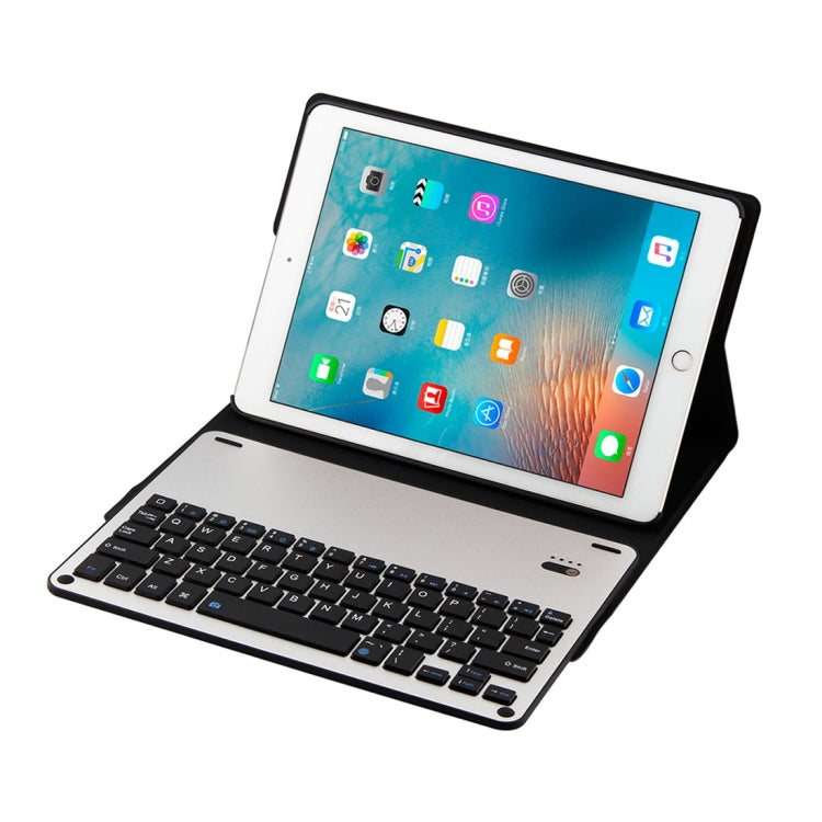 FT-1038B Detachable Bluetooth 3.0 Aluminum Alloy Keyboard + Lambskin Texture Leather Tablet Case for iPad Air / Air 2 / iPad Pro 9.7 inch, with Water Repellent / Three-gear Angle Adjustment / Magnetic / Sleep Function (Pink) - For iPad Pro by PMC TechLife | Online Shopping South Africa | PMC TechLife