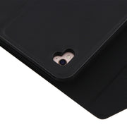 FT-1038E Detachable Bluetooth 3.0 Aluminum Alloy Keyboard + Lambskin Texture Leather Tablet Case for iPad Air / Air 2 / iPad Pro 9.7 inch, with Pen Slot / Water Repellent / Three-gear Angle Adjustment / Magnetic / Sleep Function (Black)