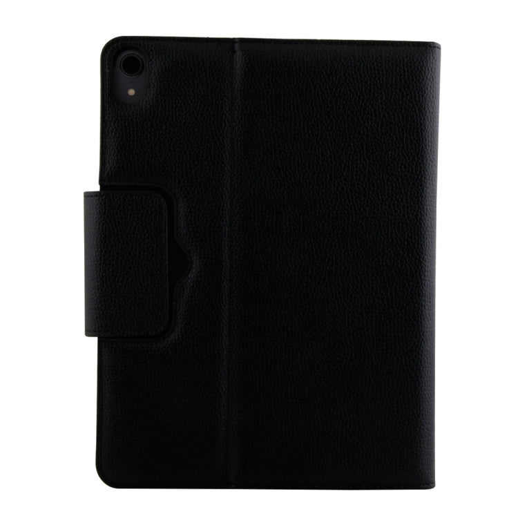 IP011 Detachable Bluetooth 3.0 ABS Keyboard + Litchi Texture Leather Tablet Case for iPad Pro 11 inch (2018), with Sleep Function (Black) - free shipping - PMC TechLife - Order now!