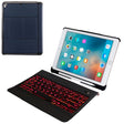 T-201D Detachable Bluetooth 3.0 Ultra-thin Keyboard + Lambskin Texture Leather Tablet Case for iPad Air / Air 2 / iPad Pro 9.7 inch, Support Multi-angle Adjustment / Backlight (Blue) - For iPad Pro by PMC TechLife | Online Shopping South Africa | PMC TechLife