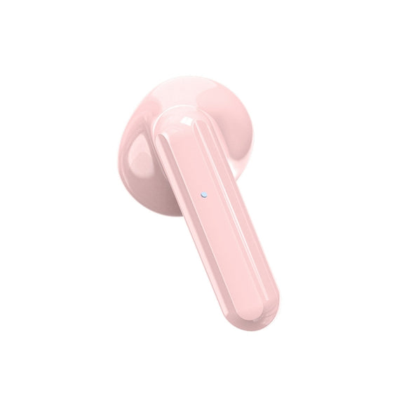 HXSJ Air-S28 TWS Bluetooth 5.3 True Wireless HiFi Stereo Make-up Mirror Earphones with Charging Case (Pink)