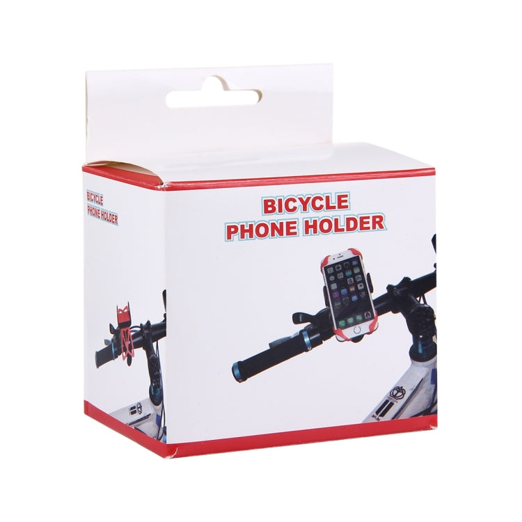 360 Degree Rotation Bicycle Phone Holder with Flexible Stretching Clip for iPhone 7 & 7 Plus / iPhone 6 & 6 Plus / iPhone 5 & 5C & 5s(Black) - Holders by PMC TechLife | Online Shopping South Africa | PMC TechLife | Buy Now Pay Later Mobicred