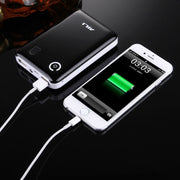 Portable High-efficiency 4 x 18650 Batteries Plastic Power Bank Shell Box with Dual USB Output & Heat Dissipation Hole, Batteries Not Included(Random Color Delivery)