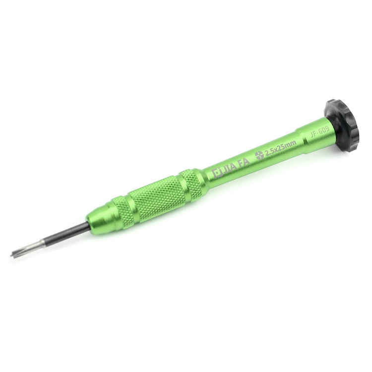 JIAFA JF-609-2.5 Hollow Cross Tip 2.5 Middle Bezel Repair Screwdriver(Green) - free shipping - PMC TechLife - Order now!
