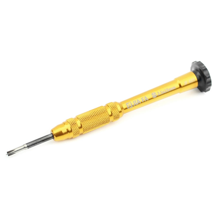 JIAFA JF-609-2.5 Hollow Cross Tip 2.5 Middle Bezel Repair Screwdriver(Gold) - free shipping - PMC TechLife - Order now!
