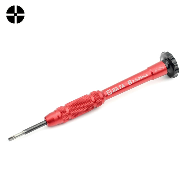 JIAFA JF-609-2.5 Hollow Cross Tip 2.5 Middle Bezel Repair Screwdriver(Red) - free shipping - PMC TechLife - Order now!