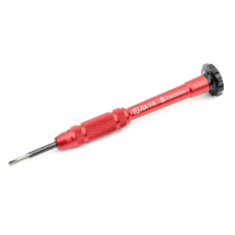 JIAFA JF-609-2.5 Hollow Cross Tip 2.5 Middle Bezel Repair Screwdriver(Red) - free shipping - PMC TechLife - Order now!