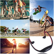 507 Life Water-resistant Sweatproof Stereo Wireless Sports Earbud Earphone In-ear Headphone Headset with Micro SD Card Slot, For Smart Phones & iPad & Laptop & Notebook & MP3 or Other Audio Devices, Maximum SD Card Storage: 32GB(Red)